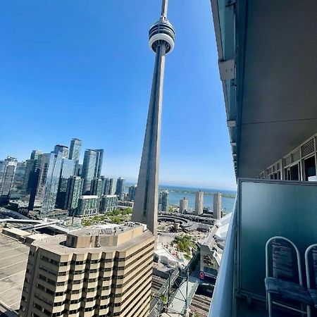 Two Br Two Ba Condo Face To Cn Tower Step To Rogers Centre Toronto Esterno foto